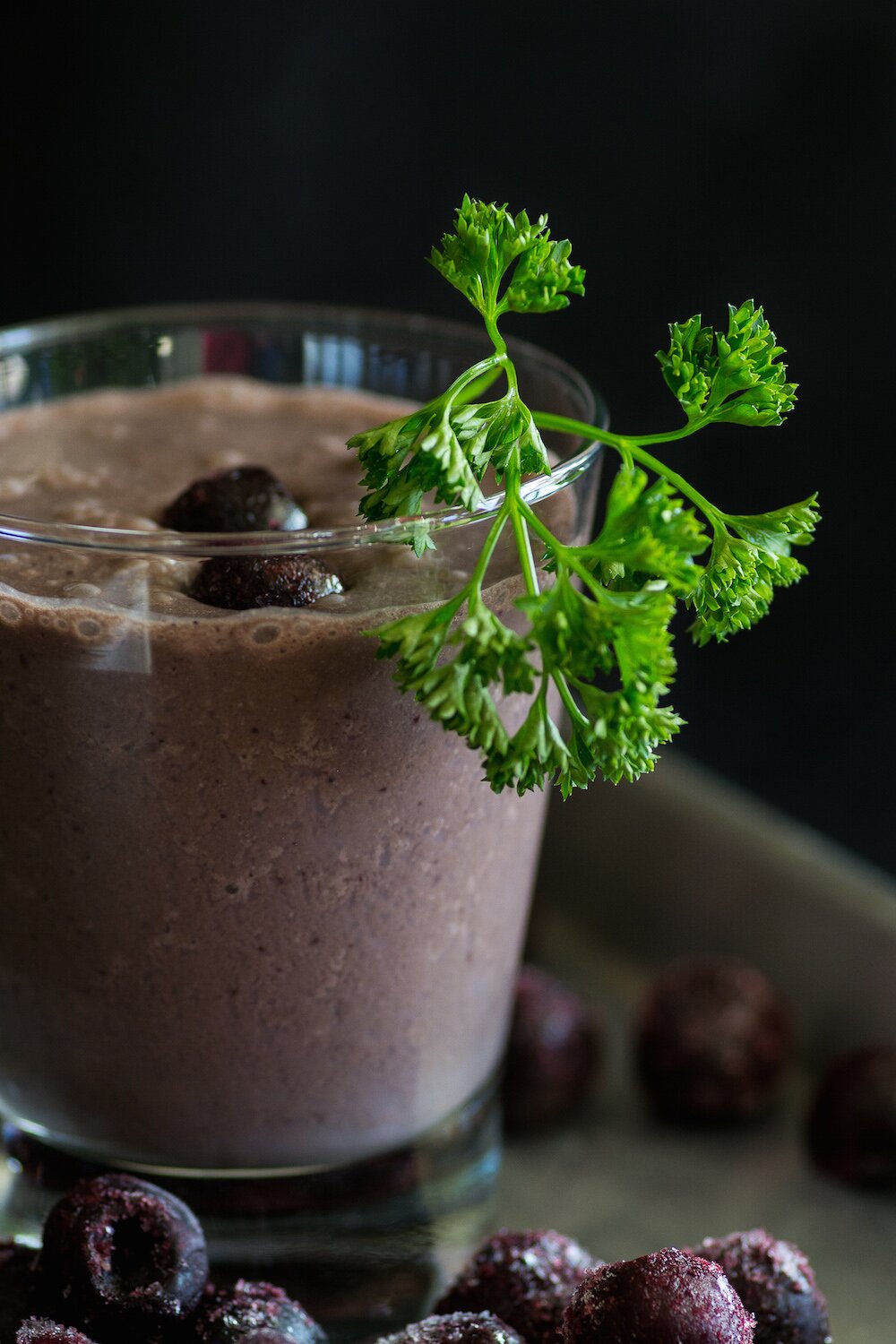 Chocolate Covered Cherry Smoothie Photo by An Unrefined Vegan